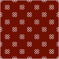 Geometric vector pattern with triangular elements. Seamless abstract ornament for wallpapers and backgrounds. red and white colors. 