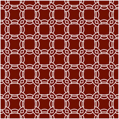 Geometric vector pattern with triangular elements. Seamless abstract ornament for wallpapers and backgrounds. red and white colors. 