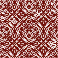 Geometric vector pattern with triangular elements. Seamless abstract ornament for wallpapers and backgrounds. red and white colors. 