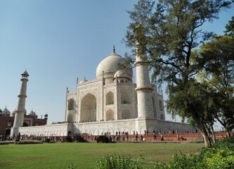 Obraz premium taj mahal agra country