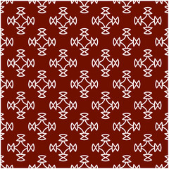 Geometric vector pattern with triangular elements. Seamless abstract ornament for wallpapers and backgrounds. red and white colors. 