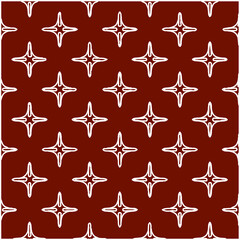 Geometric vector pattern with triangular elements. Seamless abstract ornament for wallpapers and backgrounds. red and white colors. 