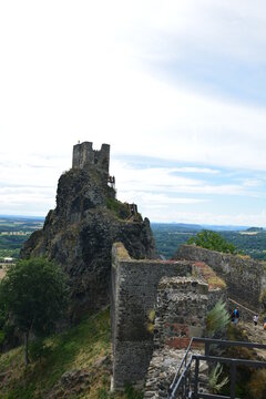 	 Burg Trosky hrad bei Rovensko pod Troskami im Okres Semily Tschechien	