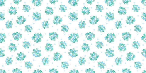 Floral background. Seamless pattern.Vector. 花のパターン