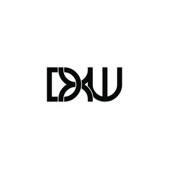 dxw letter original monogram logo design