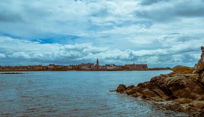 Roscoff, petite cité de caractère dans le Finistère en Bretagne.