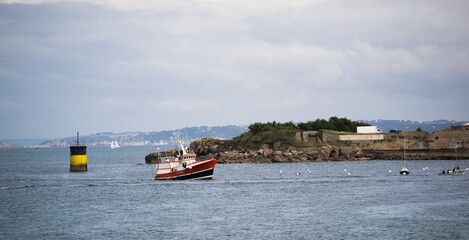 Roscoff, petite cité de caractère dans le Finistère en Bretagne.