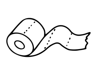 Roll of toilet paper