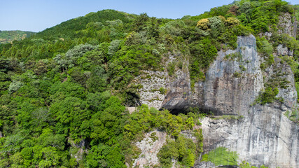 青の洞門【大分県中津市本耶馬渓】