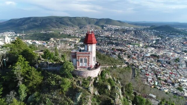 Vista aerea del cerro de la bufa de Zacatecas