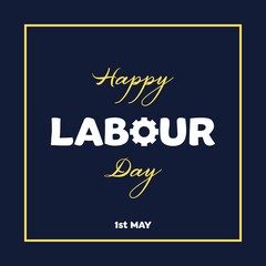 Happy Labour Day vector background  design