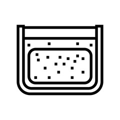 cheesemaking factory equipment line icon vector. cheesemaking factory equipment sign. isolated contour symbol black illustration