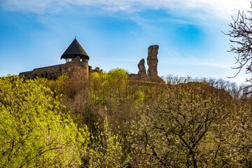 Ruins of the ancient fortress.Nograd castle, Hungary.