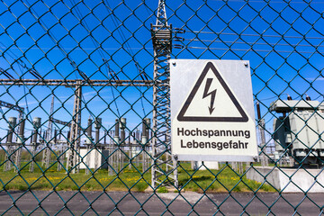 Umspannwerk - Stromerzeugung - Strom - Donau - Straubing
