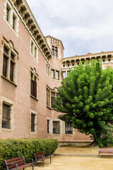 Old Seminary (Seminari Conciliar de Barcelona) building. Barcelona, Catalunya, Spain.