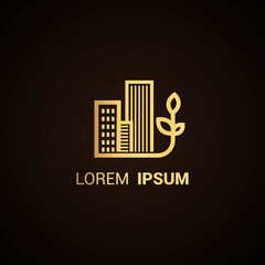 real estate minimalist logo design