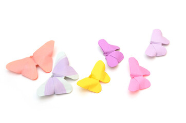 paper butterflies; origami