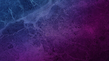 luxury Italian gradient blue and purple stone pattern background. violet and cyan stone texture...
