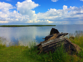 Fototapeta na wymiar Baltic Sea coast in Estonia
