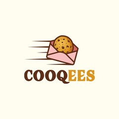 illustration vector graphic of order cookies. perfect of logos for food, order cookies, internet logo, business etc.	