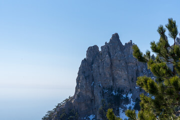 Image of a mountain peak.