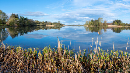 Scottish Loch in early morning Sunshine
