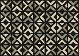 Abstract Geometric Pattern generative computational art illustration