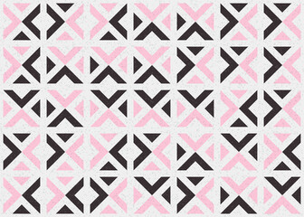 Abstract Geometric Pattern generative computational art illustration