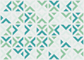 Fototapeta premium Abstract Geometric Pattern generative computational art illustration