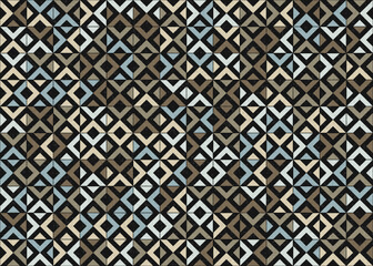 Abstract Geometric Pattern generative computational art illustration