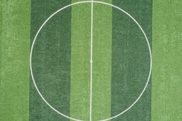 Obraz premium Aerial photography of an empty outdoor sports field