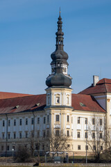 Fototapeta na wymiar military hospital monastery fort Olomouc
