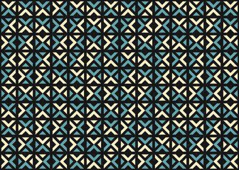 Abstract Geometric Pattern generative computational art illustration