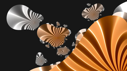 The colors in the series, awesome digital art paint. Background consists of fractal color texture and is suitable for use in projects on imagination, creativity and design. 3d fractal render