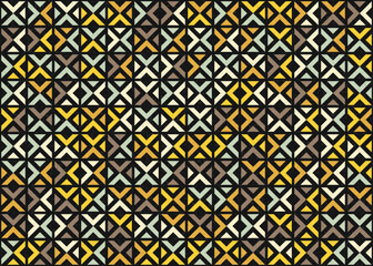 Abstract Geometric Pattern generative computational art illustration