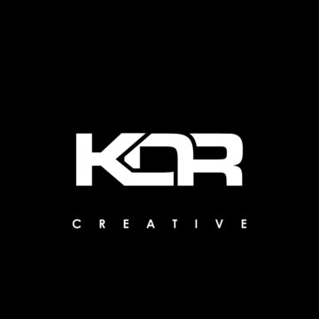 KDR Letter Initial Logo Design Template Vector Illustration