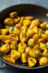 Homemade Roasted Mustard Seed Potatoes