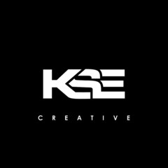 KSE Letter Initial Logo Design Template Vector Illustration - obrazy, fototapety, plakaty