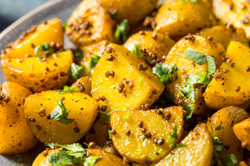 Homemade Roasted Mustard Seed Potatoes