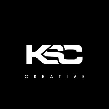 KSC Letter Initial Logo Design Template Vector Illustration
