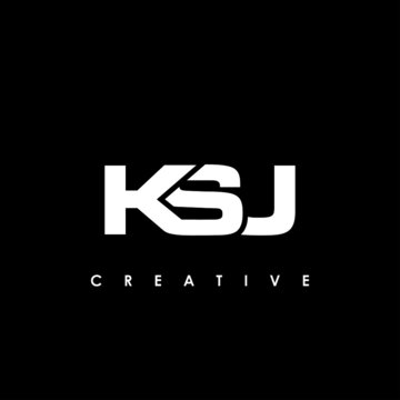 KSJ Letter Initial Logo Design Template Vector Illustration