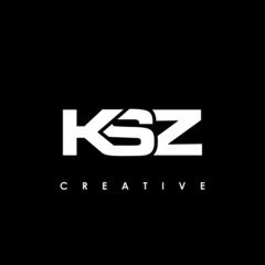 KSZ Letter Initial Logo Design Template Vector Illustration