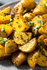 Homemade Roasted Mustard Seed Potatoes