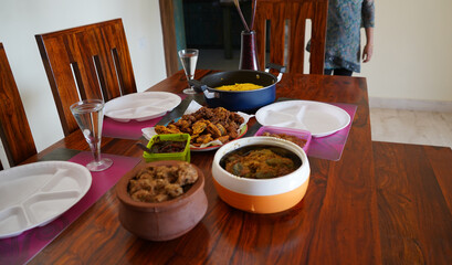 breakfast on the table