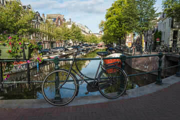 Fototapeta na wymiar Amsterdam Bicycle
