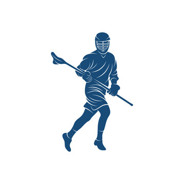 Sport Lacrosse design vector illustration, Creative Lacrosse logo design concept template, symbols icons