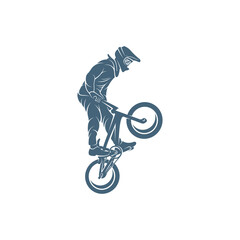 BMX design vector illustration, Creative BMX logo design concept template, symbols icons