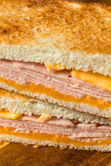 Homemade Ham and Grilled Cheese Sandwich