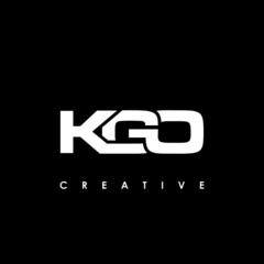 KGO Letter Initial Logo Design Template Vector Illustration