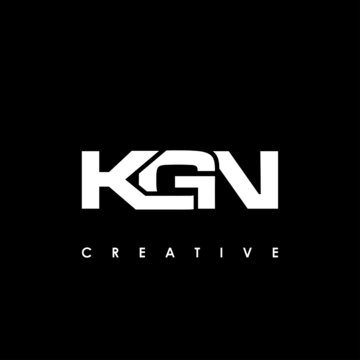 KGN Letter Initial Logo Design Template Vector Illustration